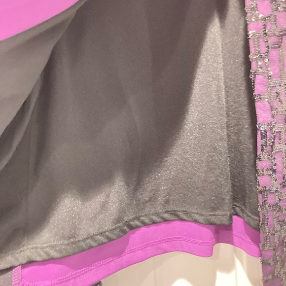 Bob Mackie purple & black sequin open jacket ladies size M - Picture 7 of 7